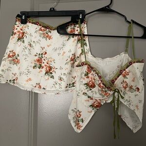 Princess Polly Ringa Rosey skirt set